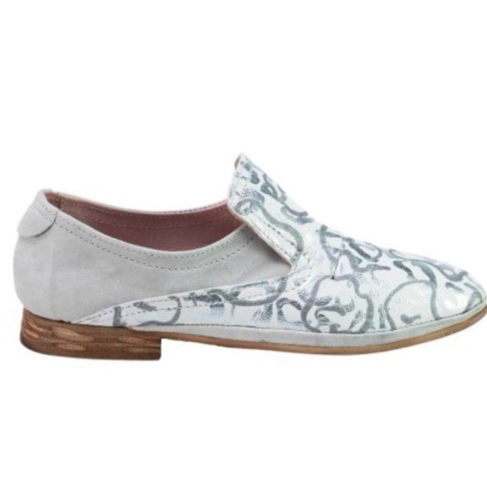 DIVA loafers Handcrafted shoes genuine leather Size 7 new Italy